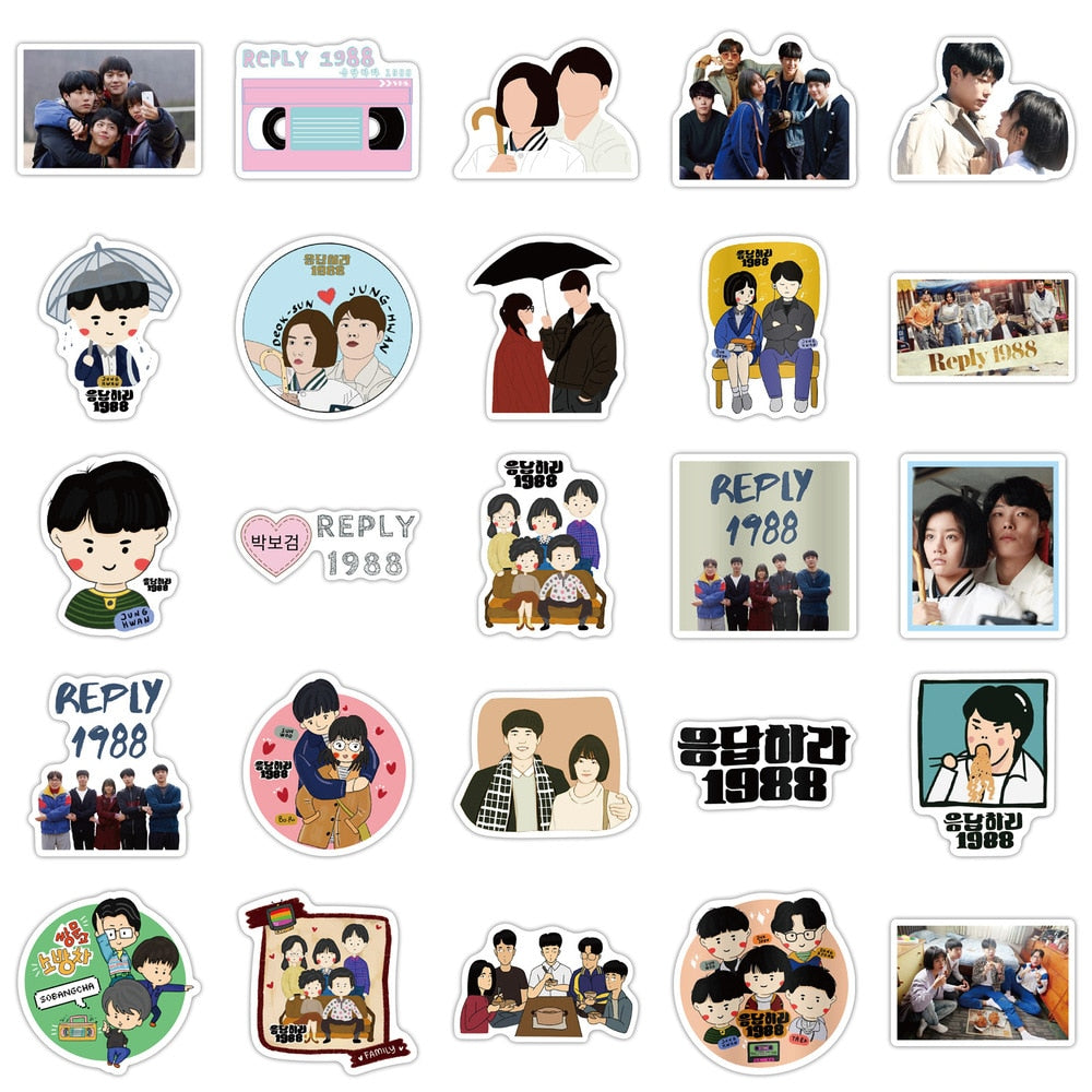 Korean Drama Please Answer 1988 Stickers