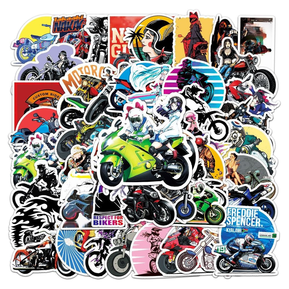 Locomotive Trendy Cool Stickers