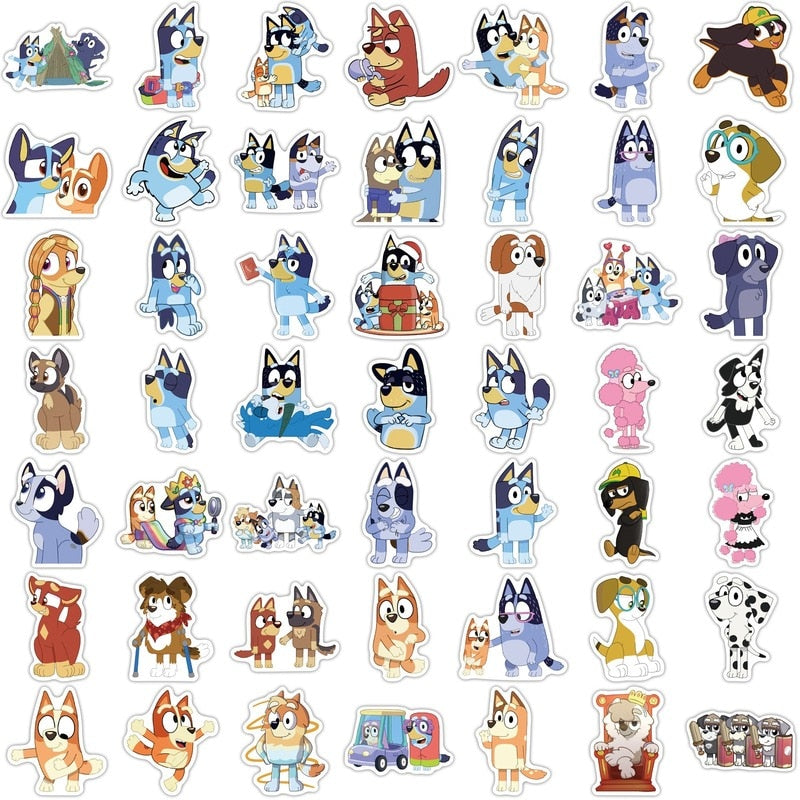 Bluey Cute Cartoon Stickers