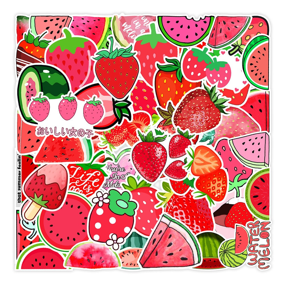 Strawberry Watermelon Stickers