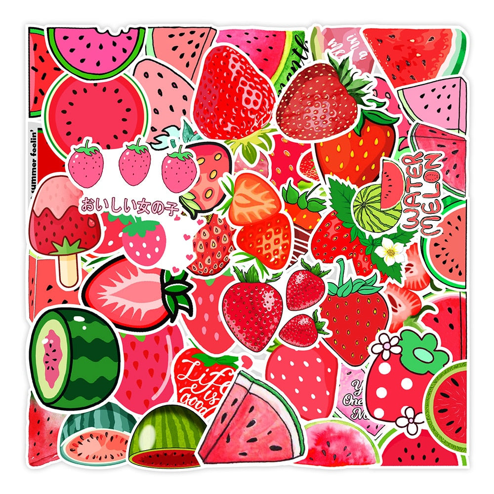 Strawberry Watermelon Stickers