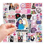 Strong Girl Inspirational Stickers