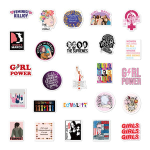 Strong Girl Inspirational Stickers