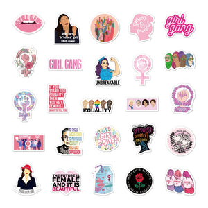 Strong Girl Inspirational Stickers