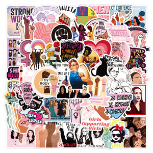 Strong Girl Inspirational Stickers