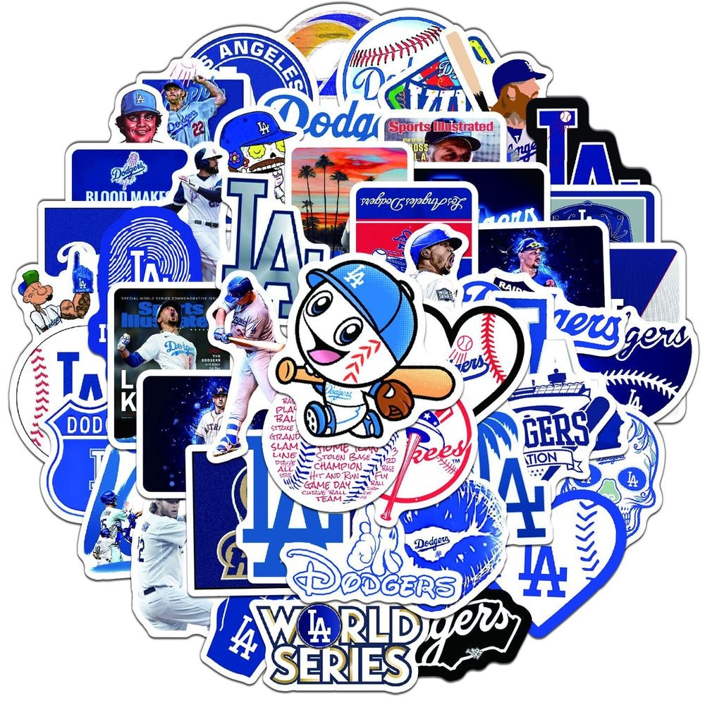 Dodgers Baseball Stickers