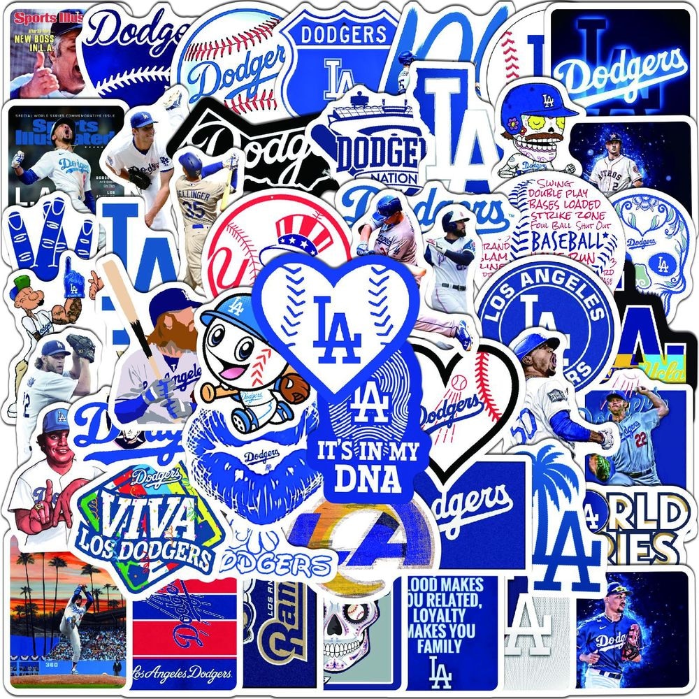 Dodgers Baseball Stickers