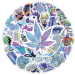 Holographic Laser Style Graffiti Stickers