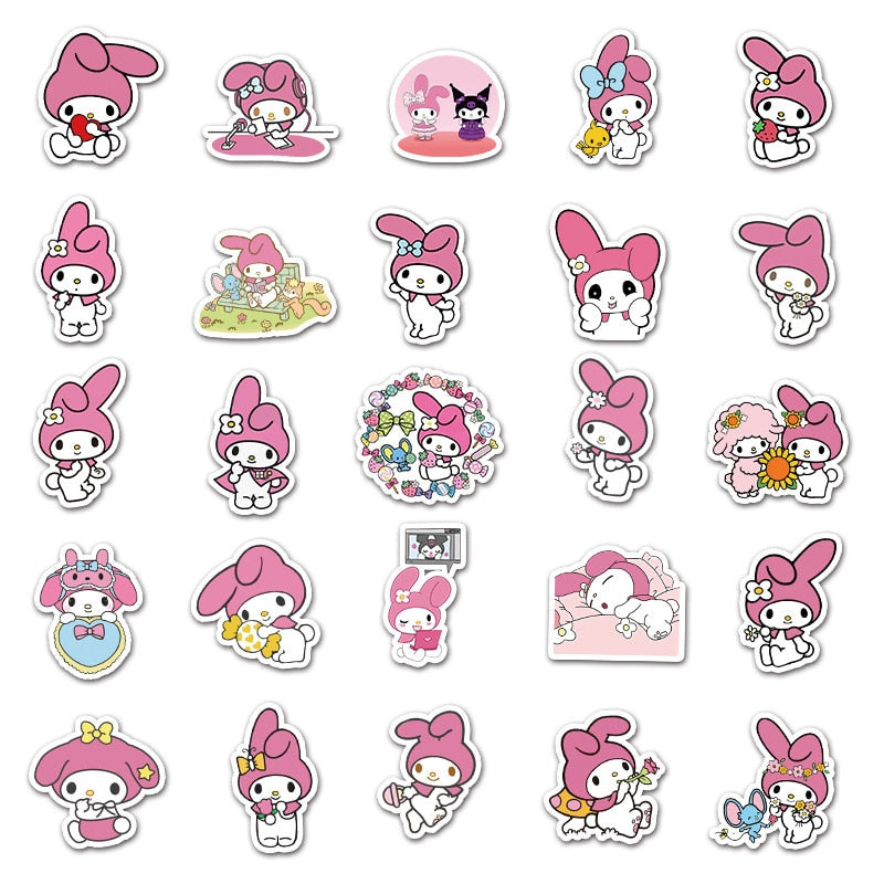 Pink MEI LEDI Stickers