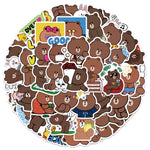 Bear Brown Stickers