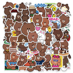 Bear Brown Stickers