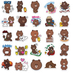 Bear Brown Stickers