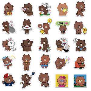 Bear Brown Stickers