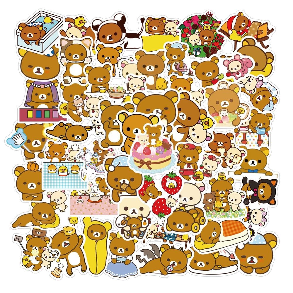 Cute Cartoon Bear Stickers