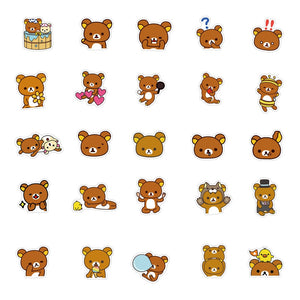 Cute Cartoon Bear Stickers