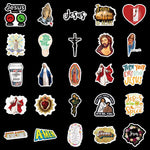 Jesus Christians Believe In Famous Sayings Word Stickers