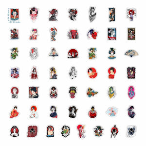 Geisha Japan Stickers