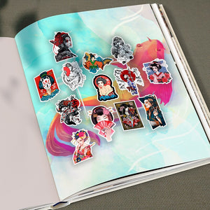 Geisha Japan Stickers