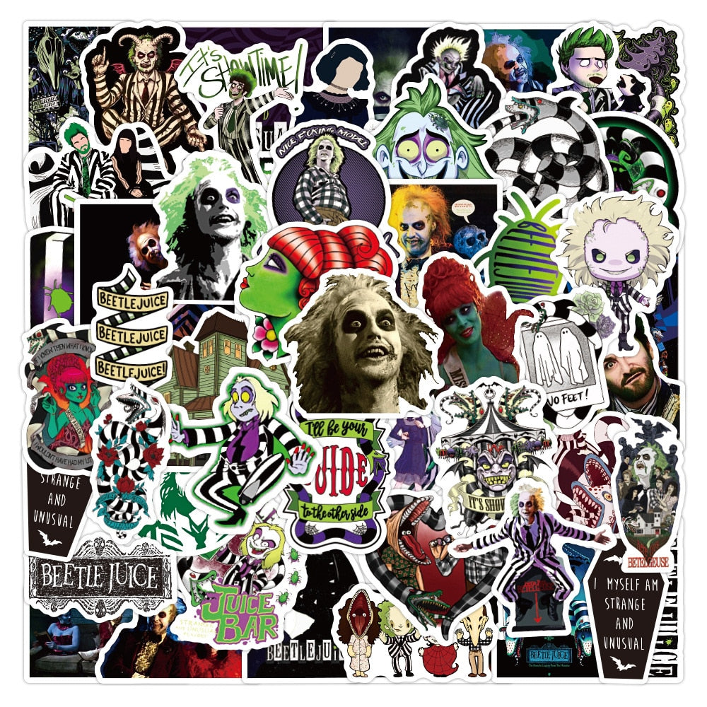 Horror Beetlejuice Corpse Bride Stickers