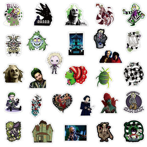 Horror Beetlejuice Corpse Bride Stickers