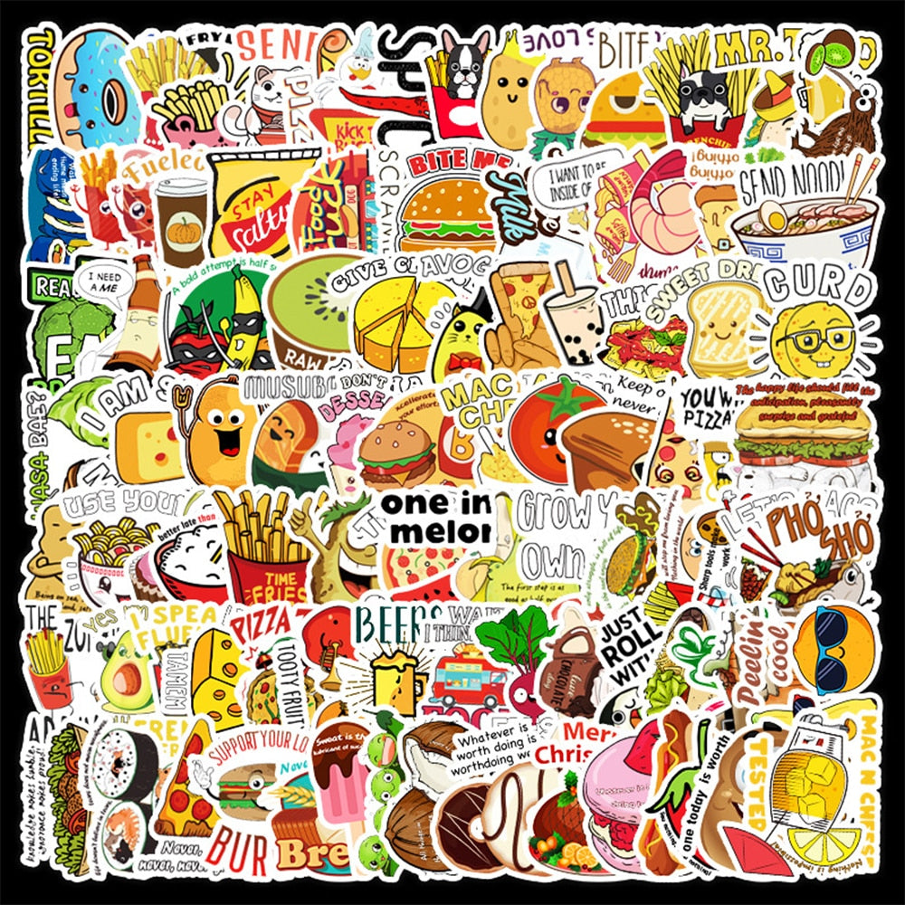 Potato Food Stickers