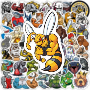 Muscle Animals Stickers