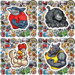 Muscle Animals Stickers