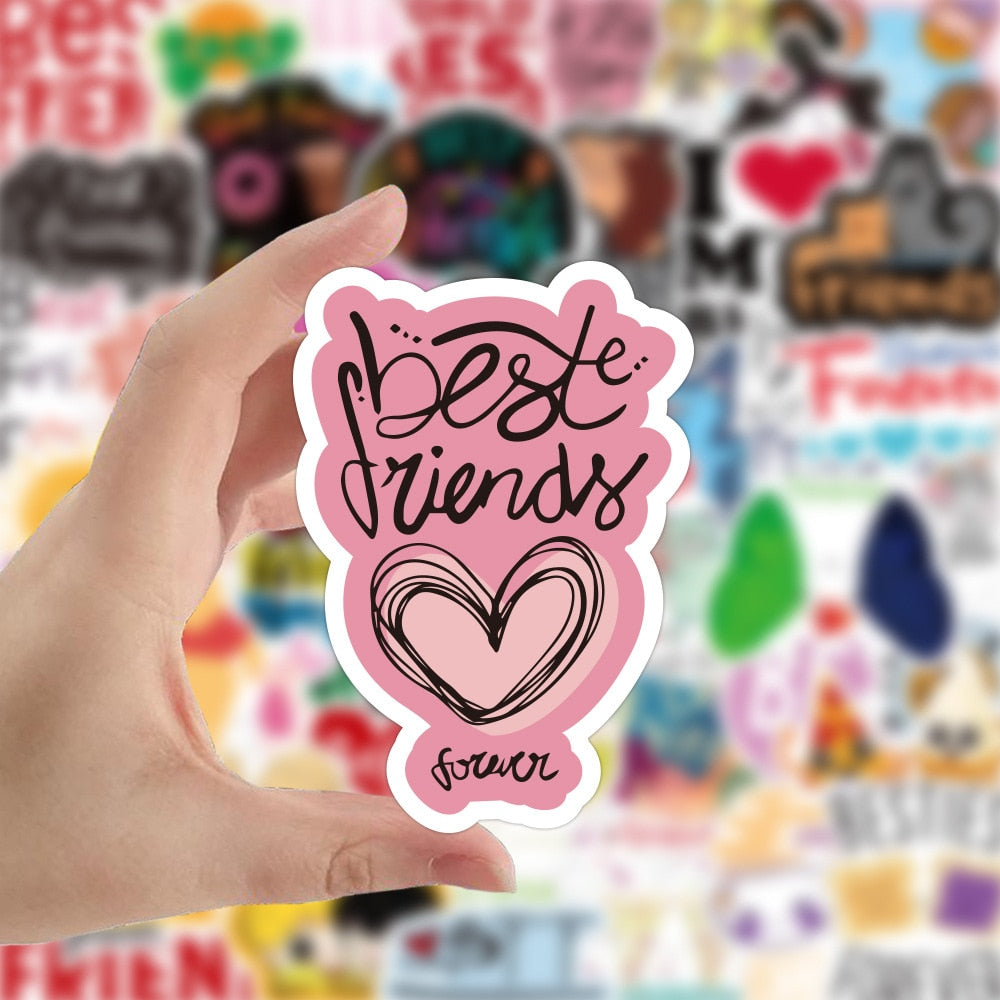 Best Friend Friendship Stickers