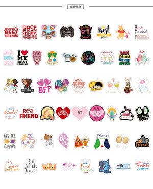 Best Friend Friendship Stickers