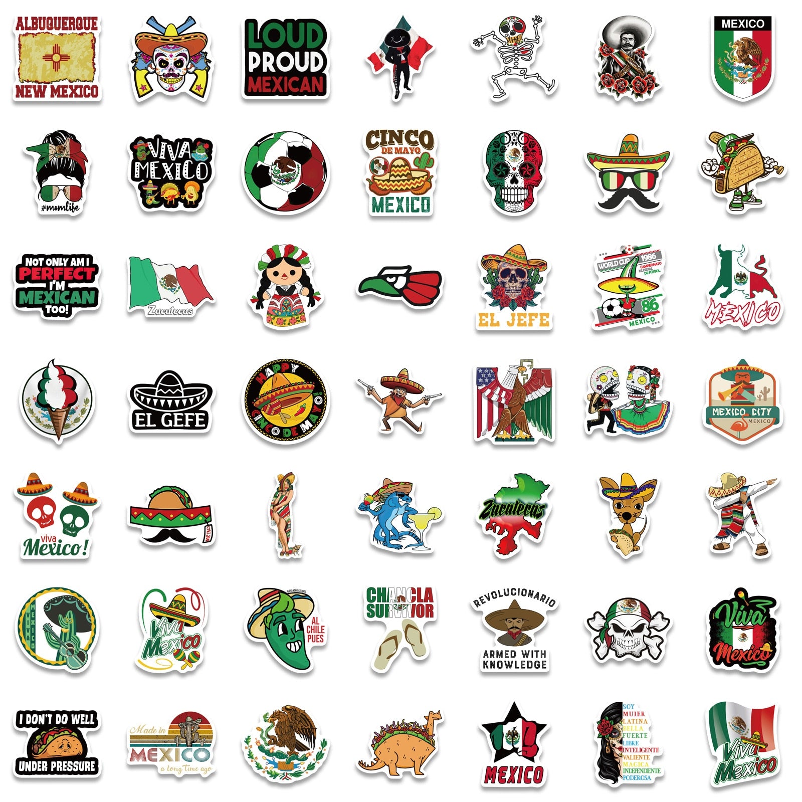 Mexico Style Stickers