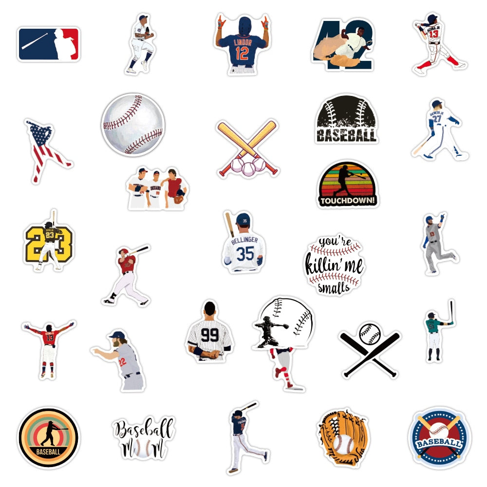 Baseball Cool Sport Stickers