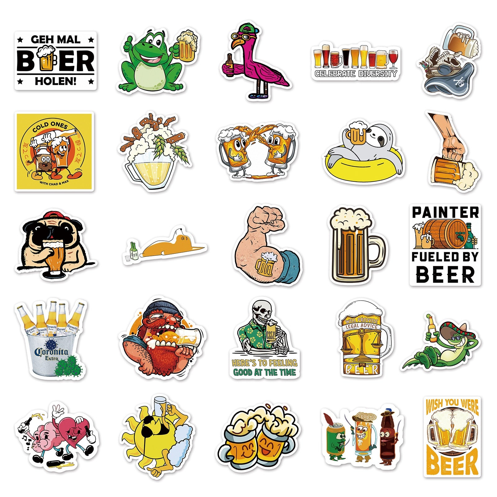 Beer Fun Stickers