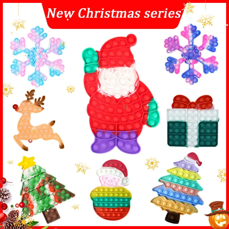 New Christmas Series Gifts Push Bubble Stress Reliver