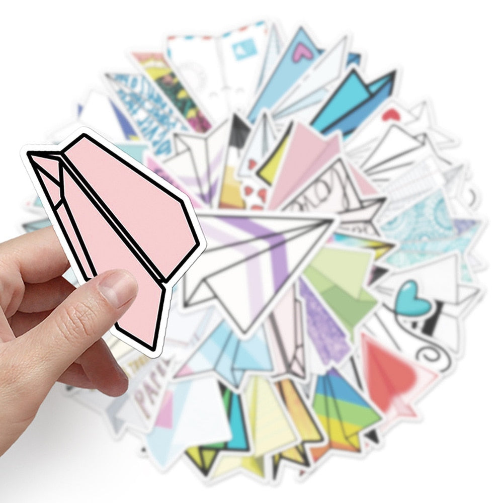 Paper Airplane Stickers