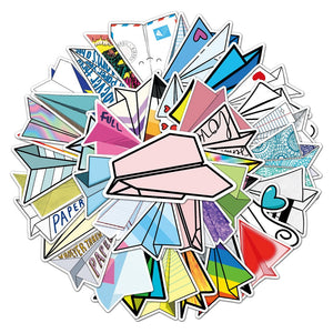 Paper Airplane Stickers