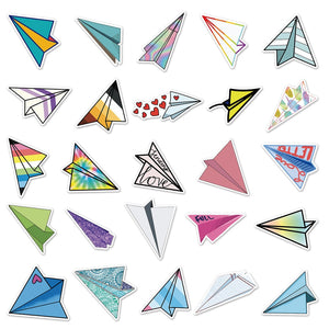 Paper Airplane Stickers