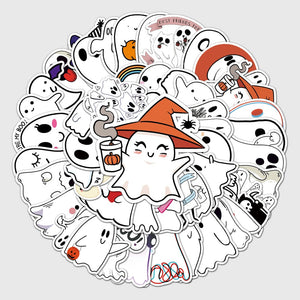 Ghost Halloween Funny Stickers