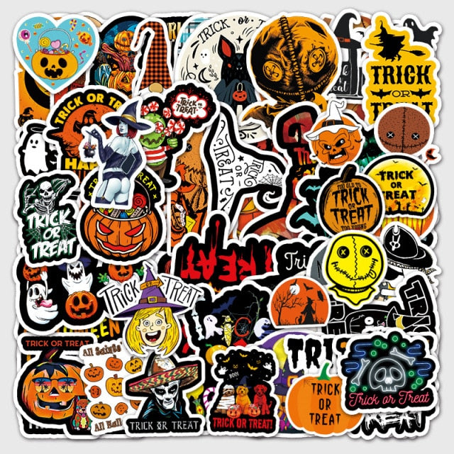 Ghost Halloween Funny Stickers