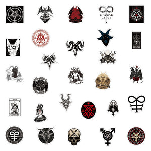 Skull Satan Devil Stickers