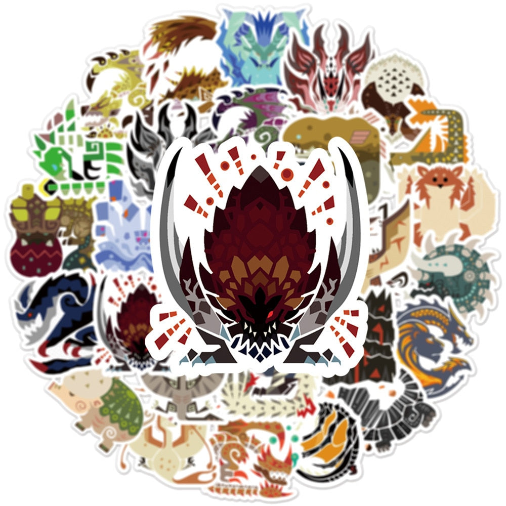 Dragon Monster Hunter Stickers