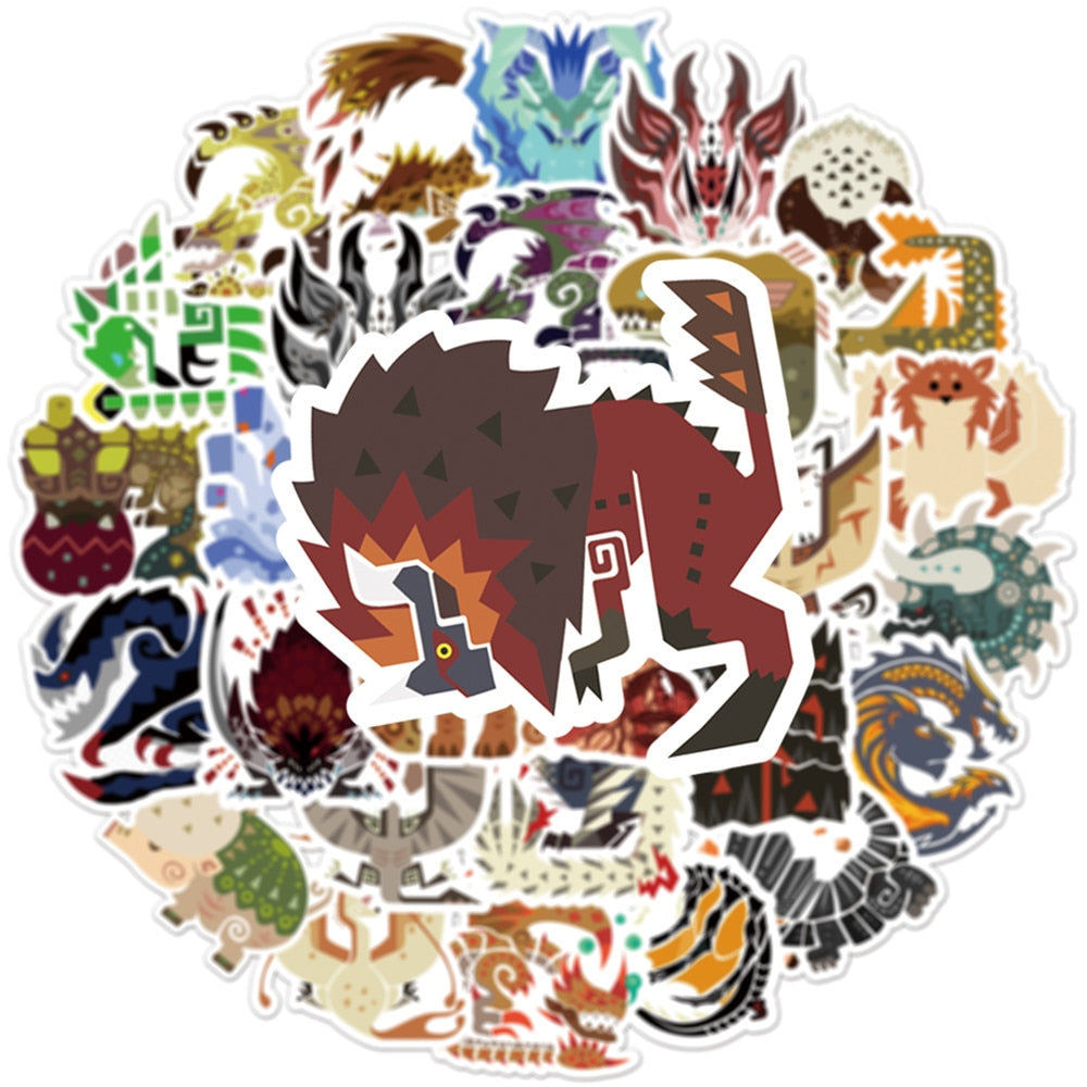 Dragon Monster Hunter Stickers