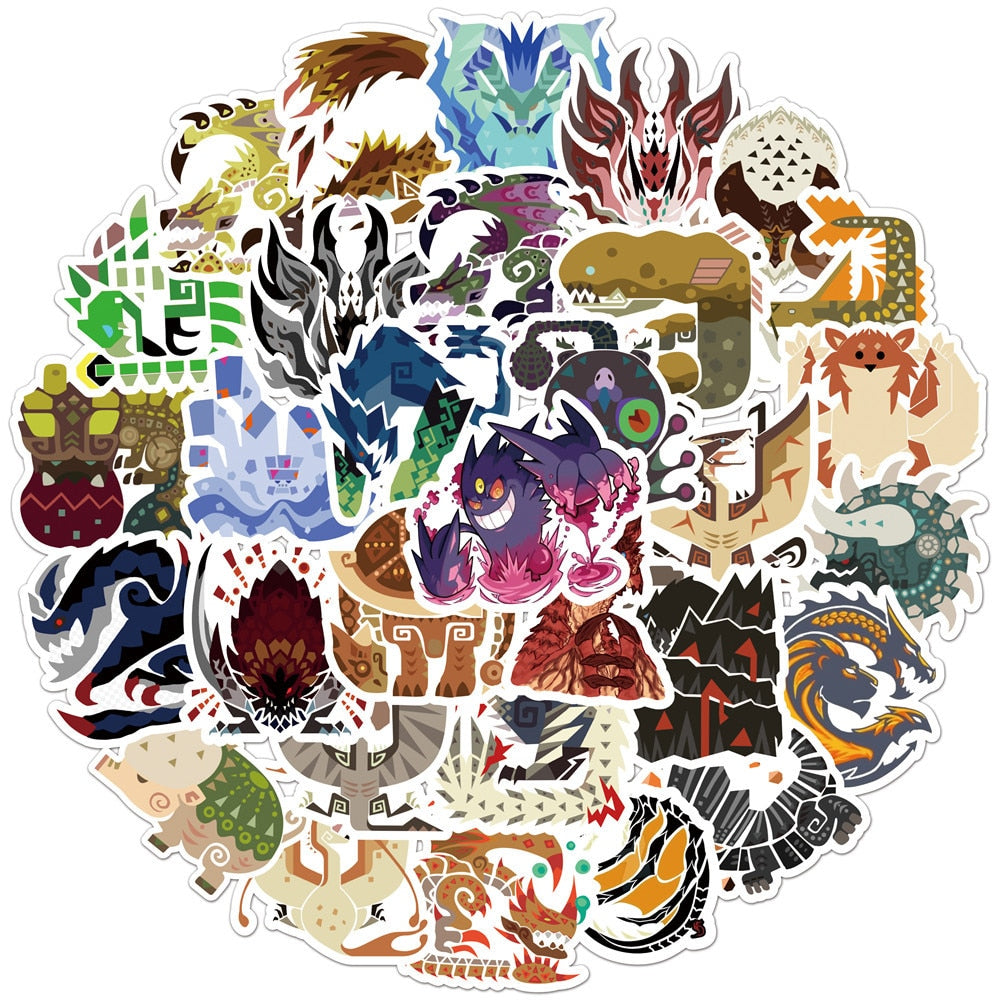 Dragon Monster Hunter Stickers