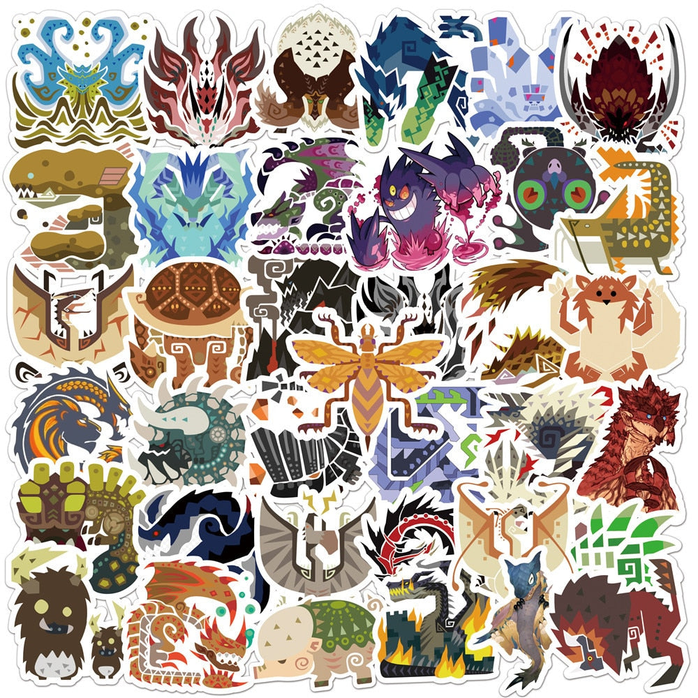 Dragon Monster Hunter Stickers