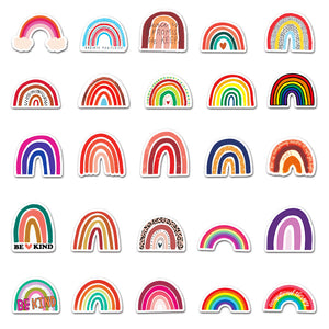 Rainbow Bridge Cartoon Stickers