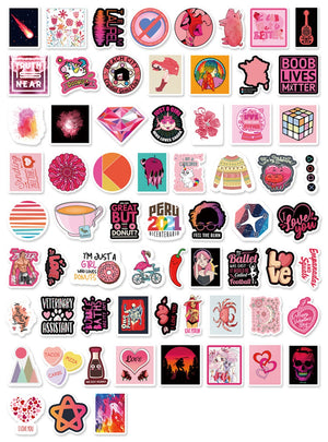 Aesthetic Pink Stickers