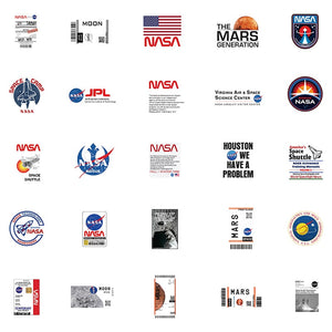 NASA Astronaut Aviation Space Stickers