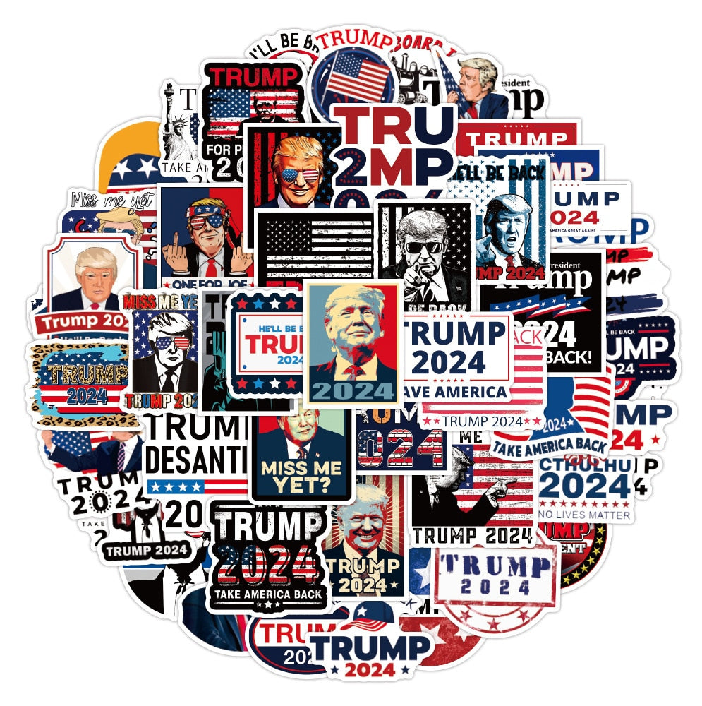 2024 Presidential Election Trump Stickers