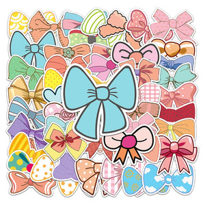 Cute Butterfiy Knot Bow Stickers