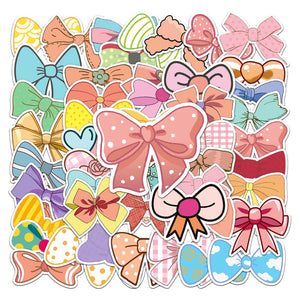 Cute Butterfiy Knot Bow Stickers