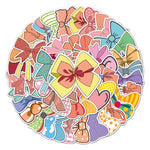 Cute Butterfiy Knot Bow Stickers